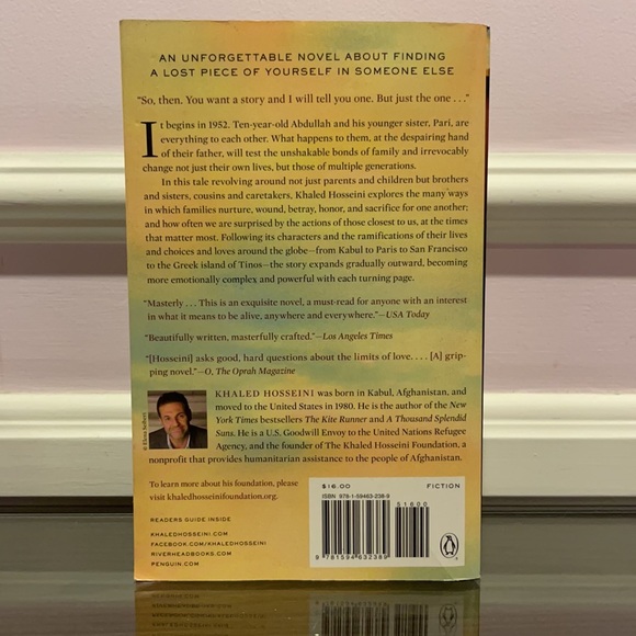 And The Mountains Echoed book by Khaled Hosseini - Picture 2 of 2